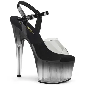 Adore 708T-2 Ankle Strap 7" Heel Tinted Platform Shoes -Direct