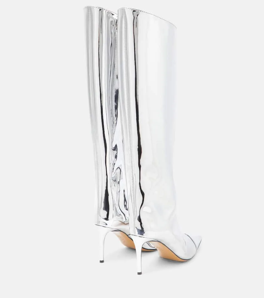 Alexandre Vauthier Alex 105 metallic knee-high boots