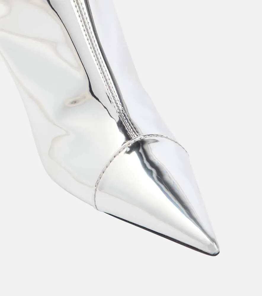 Alexandre Vauthier Alex 105 metallic knee-high boots