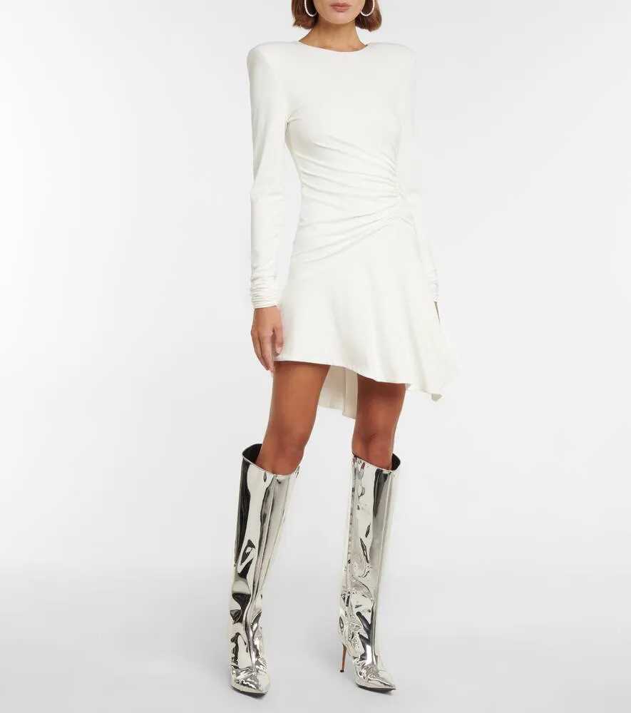 Alexandre Vauthier Alex 105 metallic knee-high boots