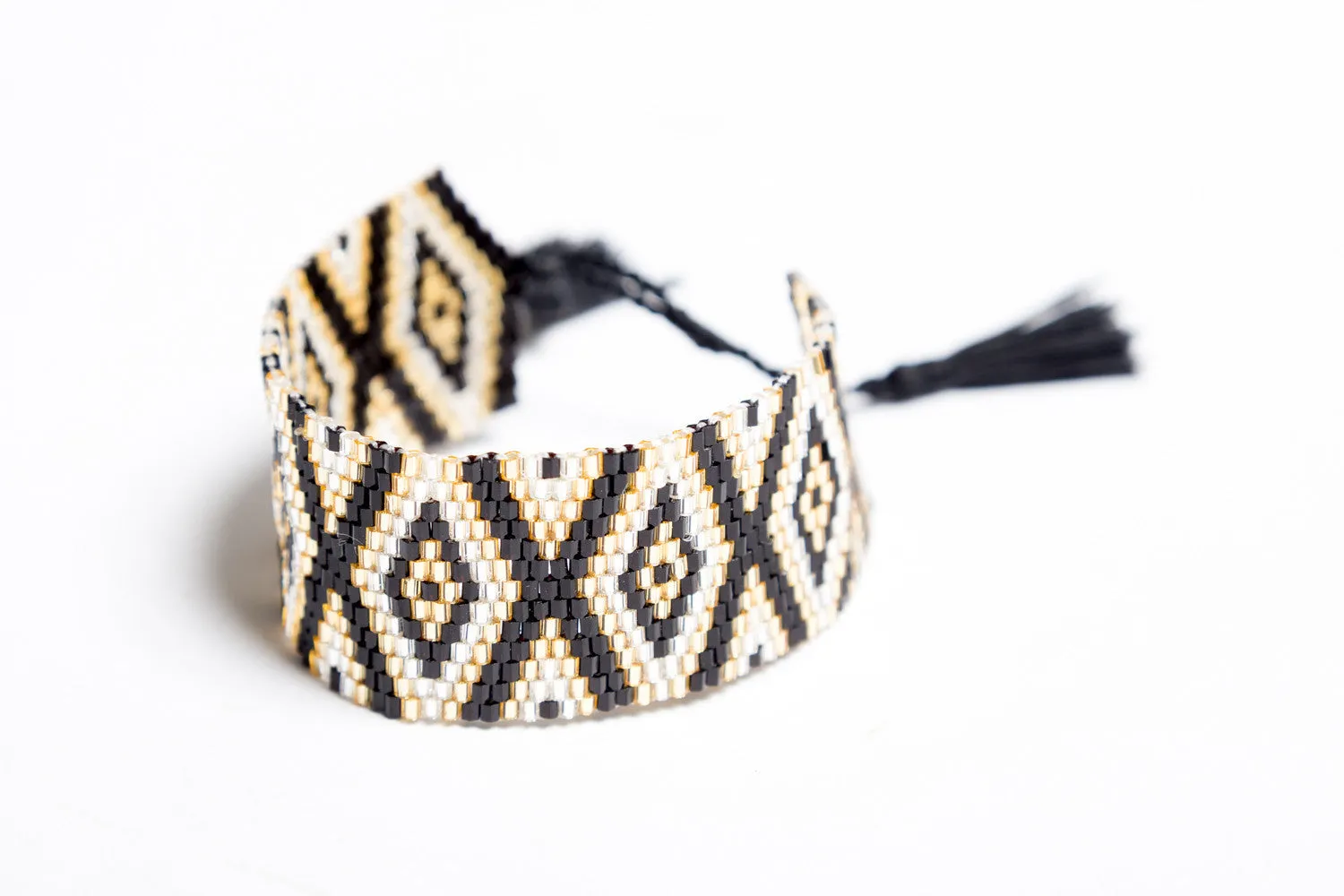 Aztec Wrist Strap (Midnight Gold)