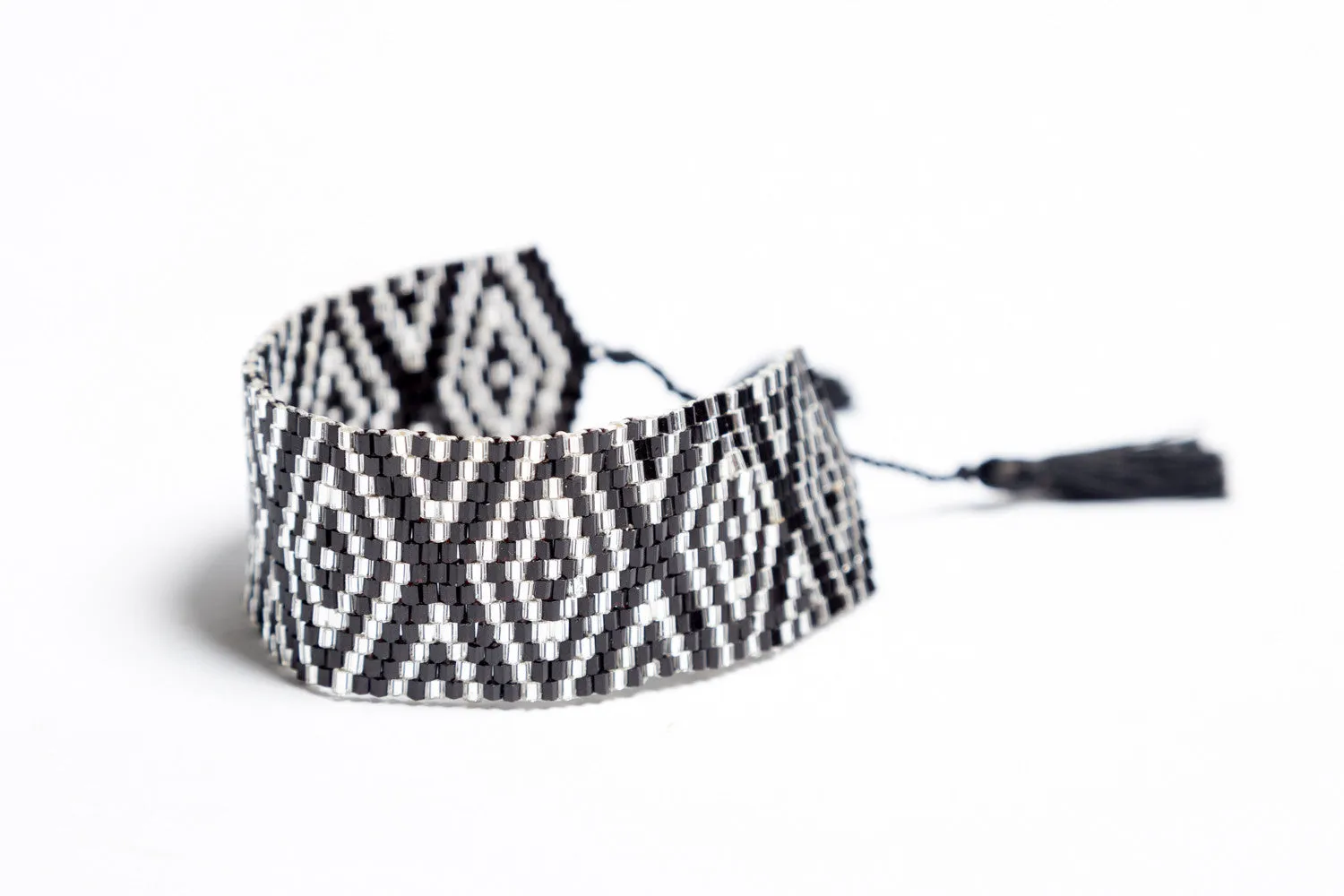 Aztec Wrist Strap (Midnight Silver)