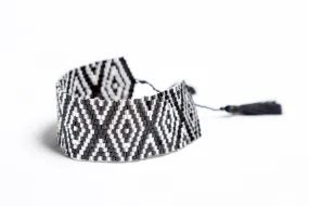Aztec Wrist Strap (Midnight Silver)