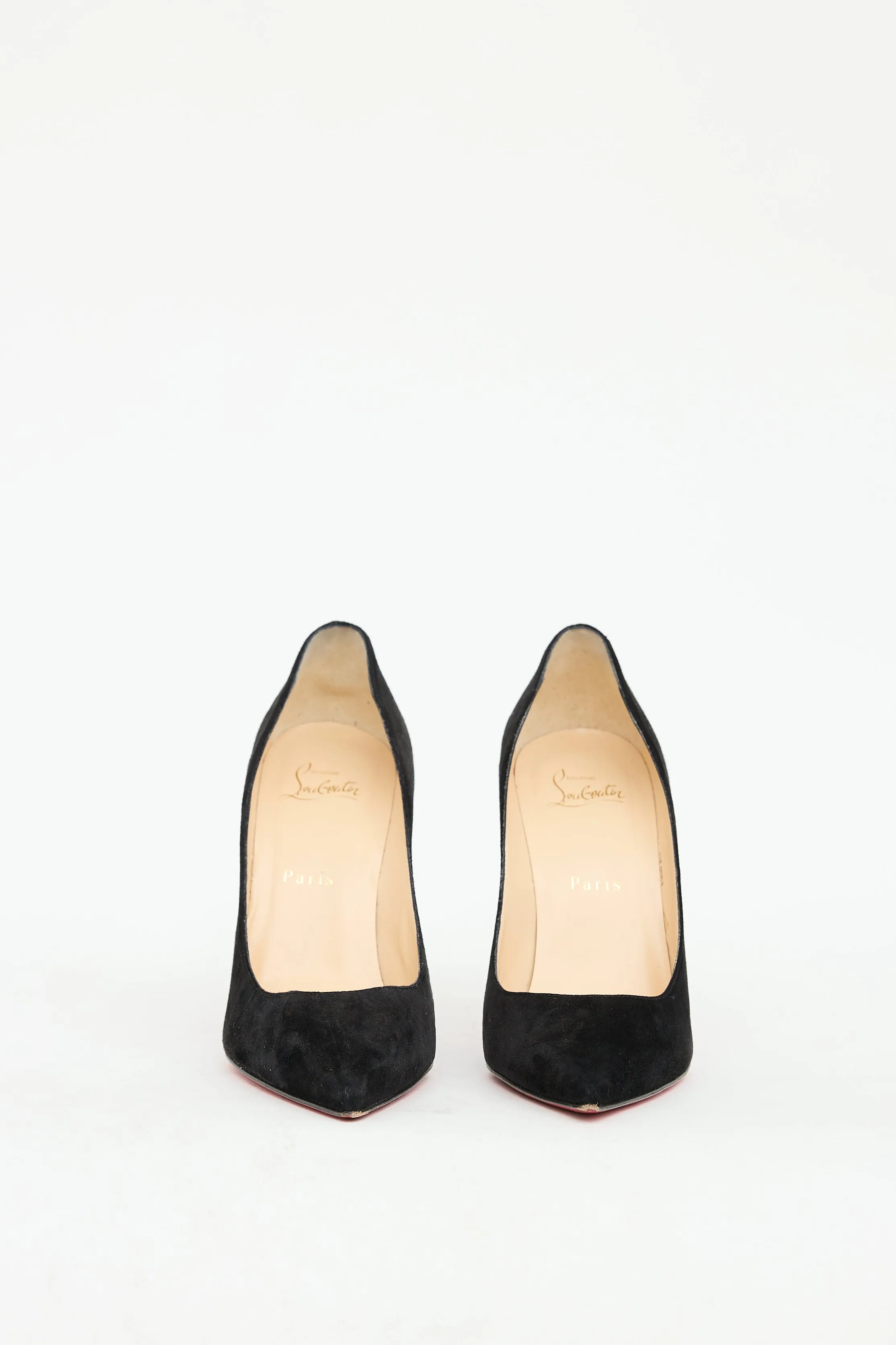 Black Suede Kate Heel