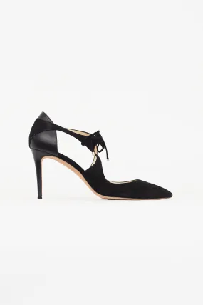 Black Suede Vanessa 85 Heel