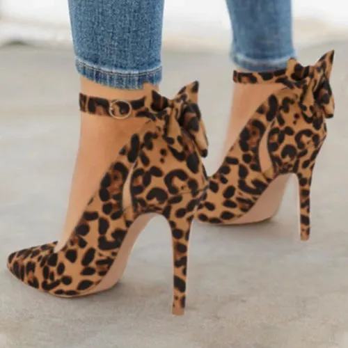 Bow high heels - Women's shoes