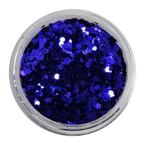 Dark Blue Chunky Glitter (Metallic Glitter Mini Hexagons) - Octo Puss