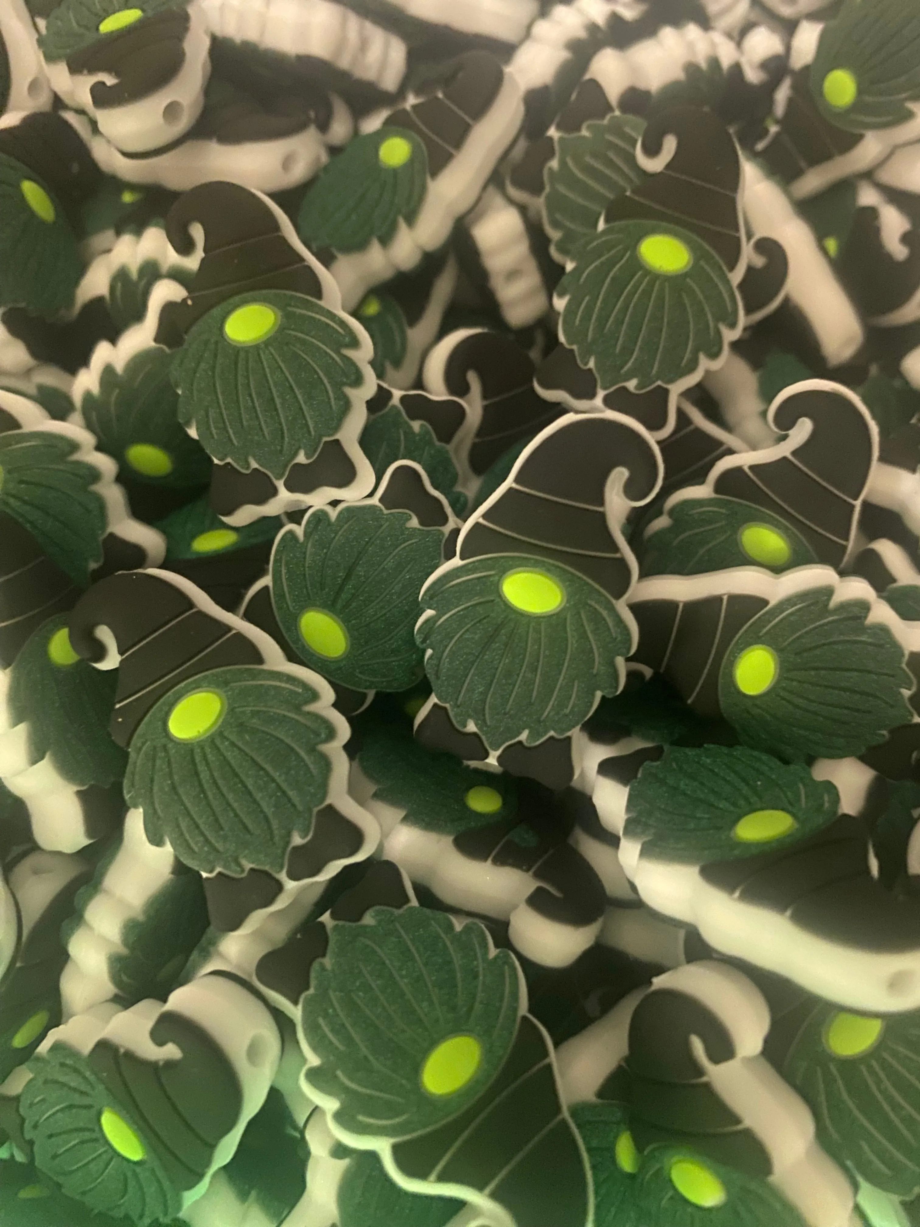 Glow in the Dark Gnome Focal Bead