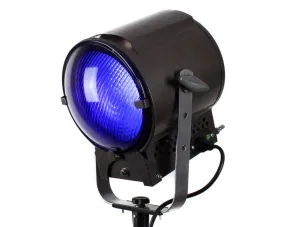 Mid-Century Stage light with Colored Lenses, Home Theater & Movie Room Decor, Vintage Spotlight
