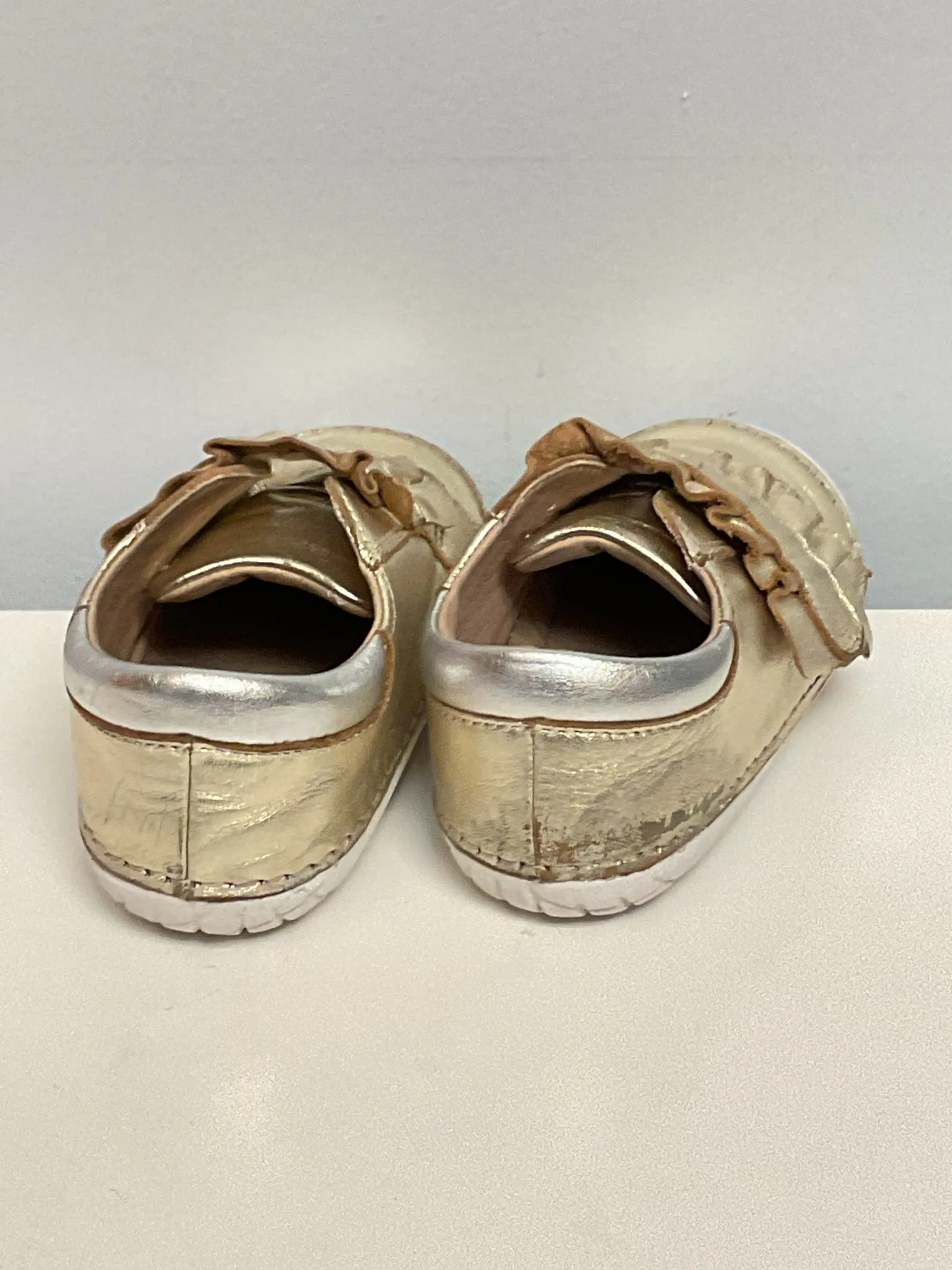 Old Soles Child Shoe Size 8 Gold Shoes