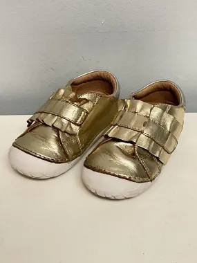 Old Soles Child Shoe Size 8 Gold Shoes