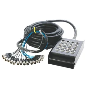 On-Stage SNK12450V2 50' 12-Channel/4-Return Stage Snake