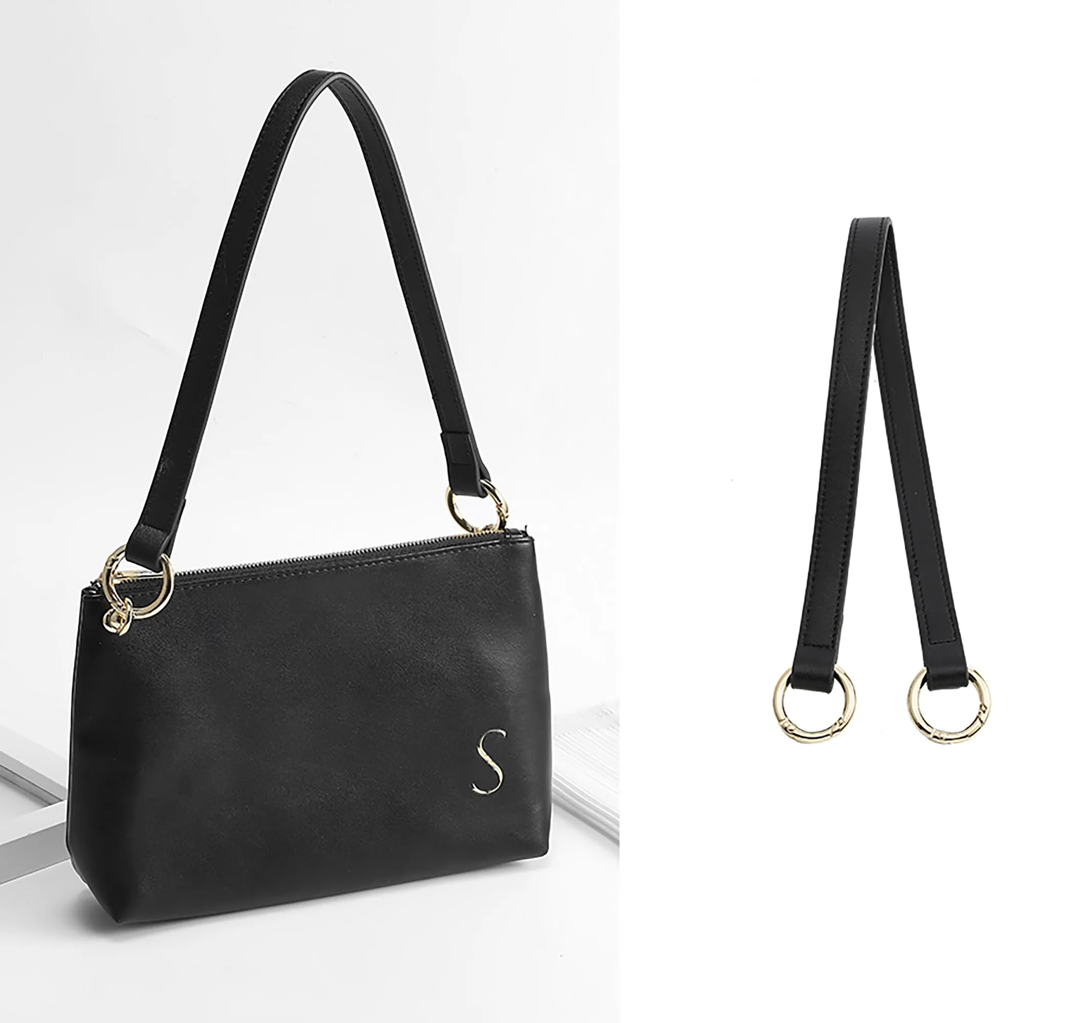 Removable DIY Chain Strap for Handbag, Shoulder and Underarm Pressure-Relief Strap