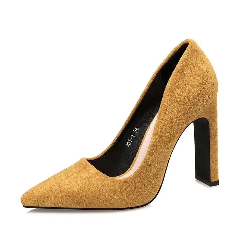Valentine Pumps Ladies Pointed Toe Red High Heels